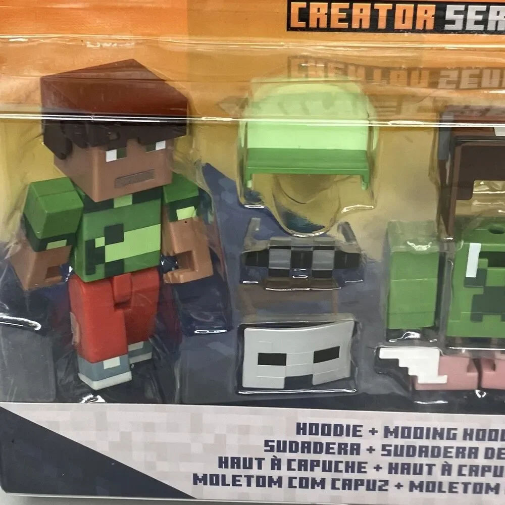 CREATOR SERIES Minecraft HOODIE FIGURE PACK Customizable Character 2022 New